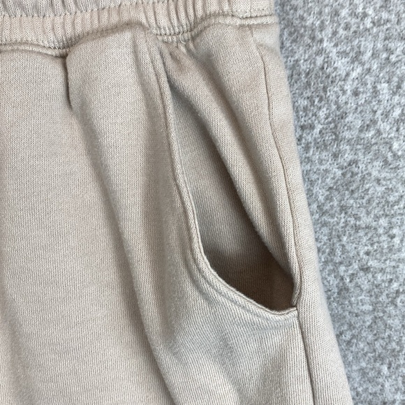 Aeropostale athletic shorts tan M drawstring comfy elastic baggy sweatshirt - Picture 6 of 10